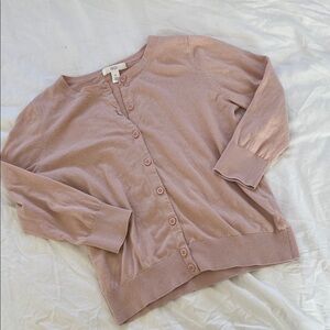 1901 Women's Pink Cardigan Sweater